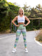 Lismina Legging Taille Extra Haute Serpent Blanc